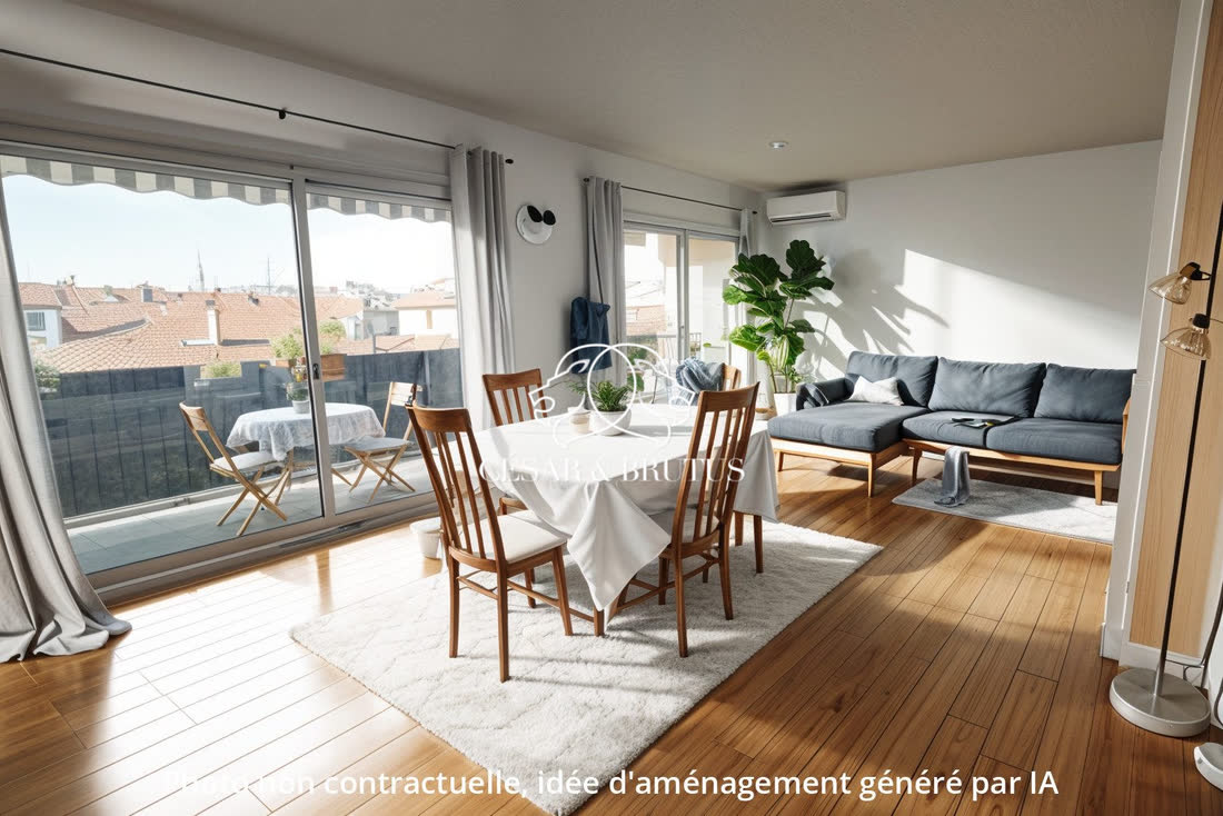 Appartement 5 pièces · 3 chambres · 106 m² · parking privatif · 15 m² de loggias · cave