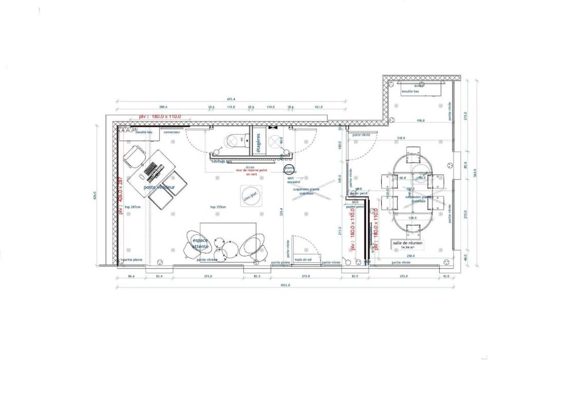 À louer · Local commercial de 45 m² · Lyon 2e · quartier Confluence